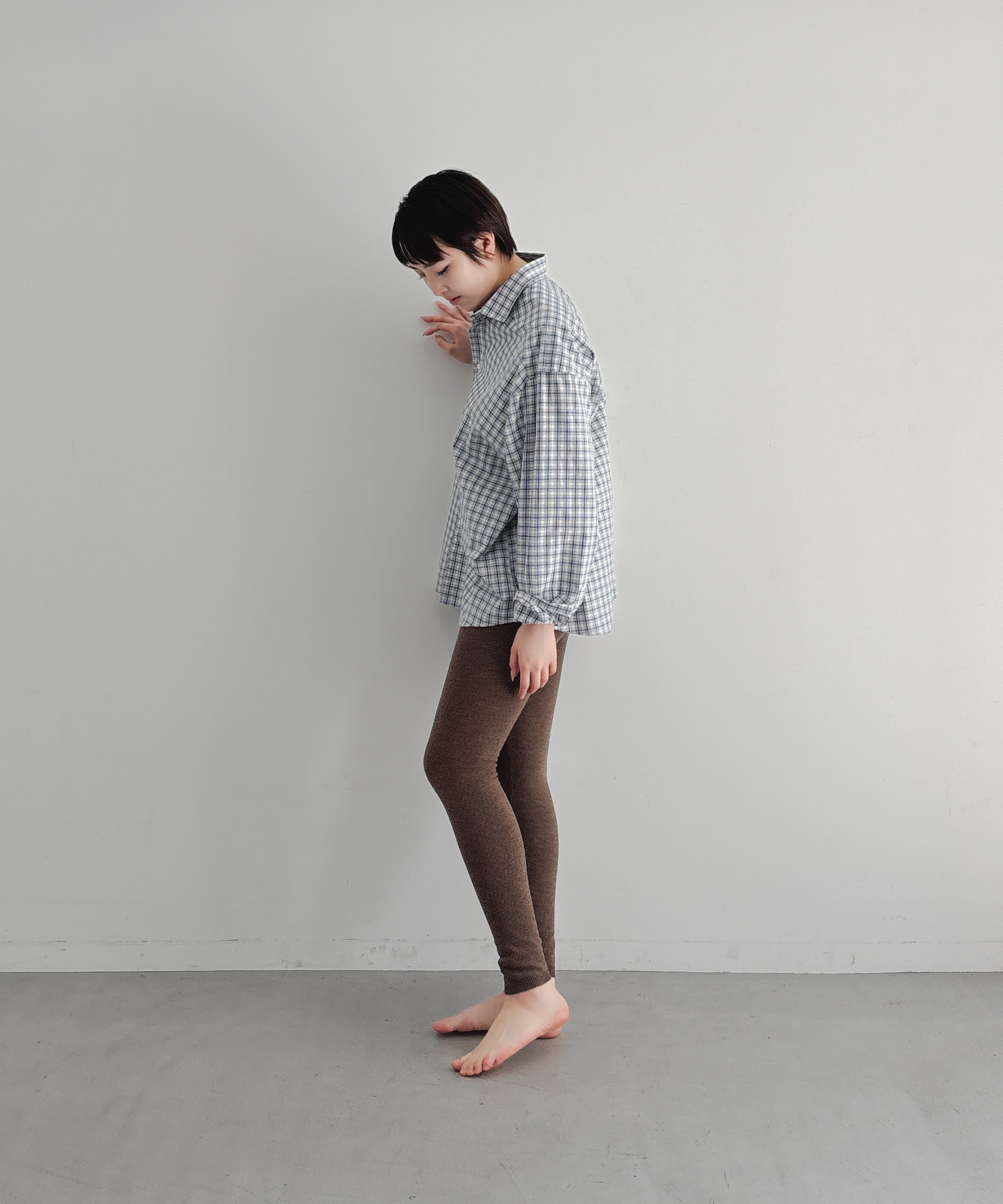 Baserange Claude shirt "BLUECHECK"