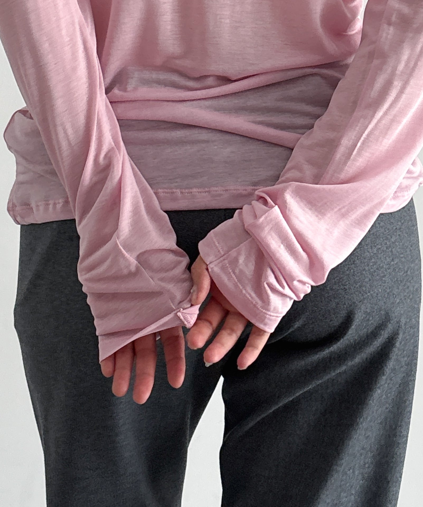 Baserange Long sleeve tee "DORO PINK"